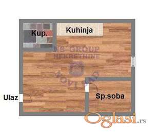 Jednosoban stan u izgradnji sa PDV-om Adice