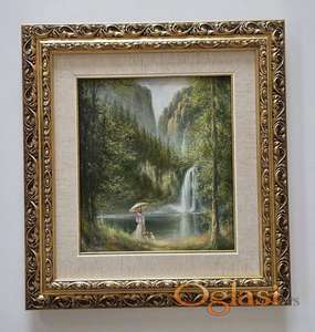 Ulje na platnu - Romanticna setnja