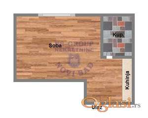 Garsonjera koja gleda na Dunavski park.Prilika!