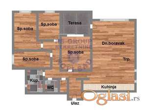 ODLIČNA IZGRADNJA  - PETROVARADIN  - 119m2