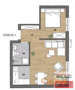 SOMBORSKI BULEVAR, 36m2, Jednoiposoban sa pdv