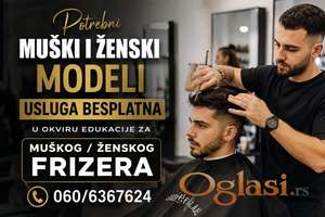 Hitno potrebni muski modeli za shishanje Novi Sad