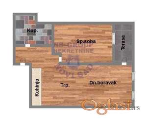 Dvosoban - 44m2 - Petrovaradin