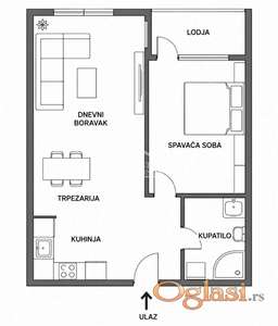 Novogradnja - Ledine, 42m2 ID#25614