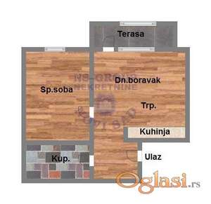 Prodaje se dvosoban stan na Podbari 39m2