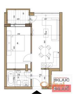 TELEP - LIMAN 4, 41m2, Dvosoban sa PDV