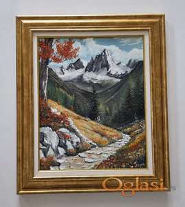 Ulje na platnu - Put ka vrhovima, prelepo!