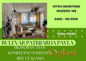 Fantastičan , kompletno namešten stan