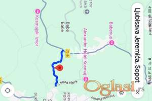 Sopot, Kosmaj, plac, 10 ari u blizine SC Babe ID#21603