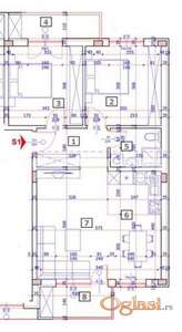 Veternik- Trosoban Stan 72 m2  na Prvom spratu na Top Lokaciji-povrat Pdv-065/385 8880