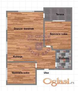 Dvoiposoban 53m2 Sadovi