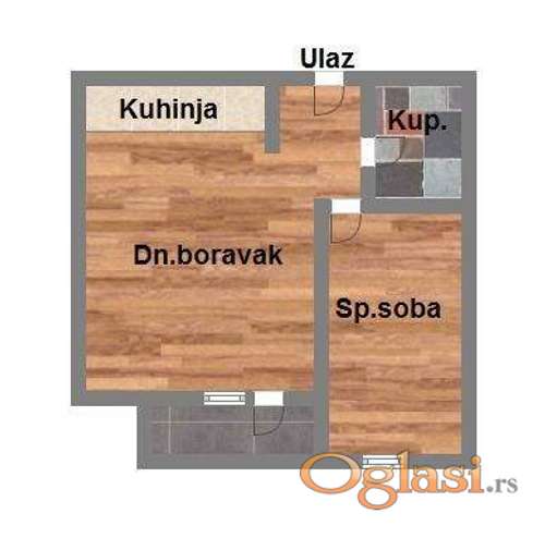 Jednoiposoban stan na Bulevaru Evrope