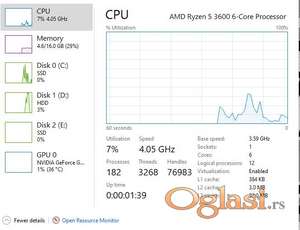 Gaming PC Ryzen 5 3600 + GTX 1650 OC + Samsung Monitor