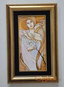 Ulje na platnu - Prolecna dama