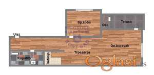 Dvosoban stan u Petrovaradinu,53m2