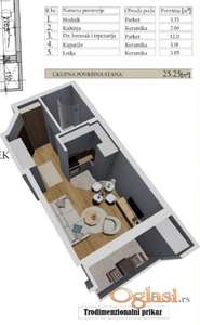 Garsonjera, blizu centra