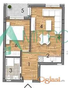 Nov jednoiposoban stan na Telepu – 42m²