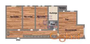 Četvorosoban 73m2 Somborski bulevar