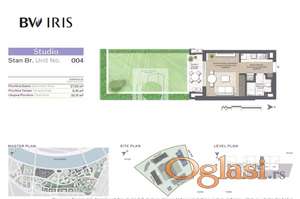 bw IRIS, studio 33m2- PRIZEMLJE sa bštom-dvorištem od 31m2 ID#1530