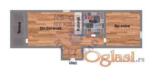 Dosoban stan na Telepu,43m2