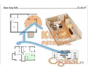 Garsonjera 21 m² Branko Bjegović