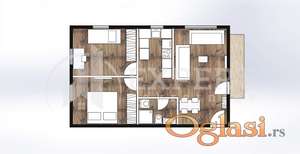 Novogradnja u blizini OŠ "Mika Antić", 2.5, 58 m2