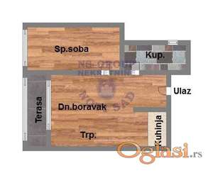 Dvosoban stan u izgradnji 48m2 adice!