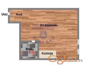 Garsonjera u Petrovaradinu u izgradnjiu,31m2