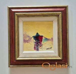 Ulje na platnu - Camdzija. Minijatura