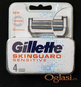 Gillette SkinGuard Sensitive 4 patrona u pakovanju