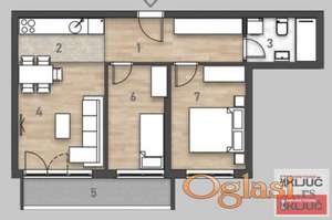 SALAJKA, 57m2, Dvoiposoban sa pdv