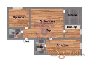 Trosoban,odlican,Sremska Kamenica