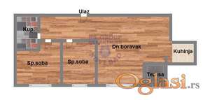 Trosoban stan u izgradnji