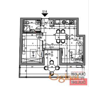 CENTAR-PEŠAČKA ZONA, 52 m2, Dvosoban sa pdv