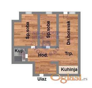 Trosoban stan na Novom Naselju,56m2