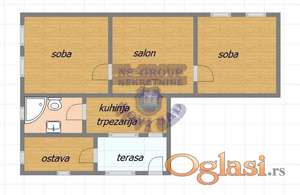 Visina plafona 3,40 m - salonac za ulaganje