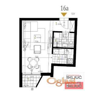 PETROVARADIN, 30m2, Jednosoban sa pdv