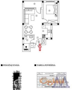 Stan NOVI SAD,ADICE,kv: 40.86, € 101000, ID: 1019423