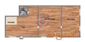 Dvosoban dvorišni stan 59m2 - Socijalno!