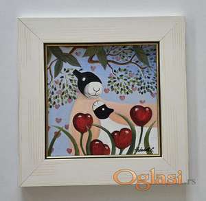 Ulje na platnu - Vrt ljubavi