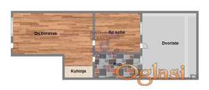 Jednoiposoban 28m2 Klisa