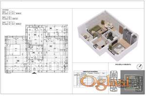 Dvosoban stan 46 m², Telep, Novi Sad, 4/5 sprat! Sa pdv-om!