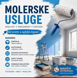 Moleri  Novi Sad  Krečenje, gletovanje, tapete