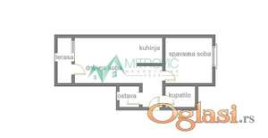 Renoviran dvosoban stan u Janka Čmelika – 47m²