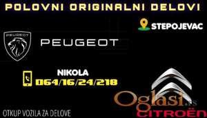 Originalni polovni delovi za Peugeot i Citroen