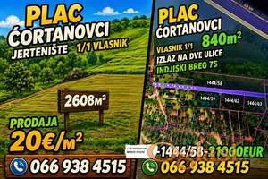 cortanovci  dva placa gradjevinski vangradjevinskog podrucija