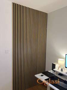 Akusticni Zidni Paneli 130 x 268 cm Woodline svetli hrast