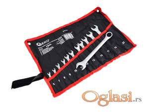 Set Ključevi okasto viljuskastih polirani 6-22 mm