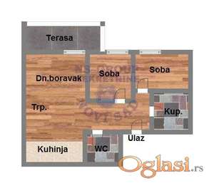 Dvoiposoban stan na Mišeluku - 49m2 !