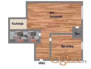 Dvosoban stan u izgradnji u centru